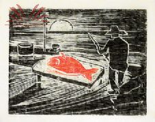 Peixe Vermelho  - Oswaldo Goeldi