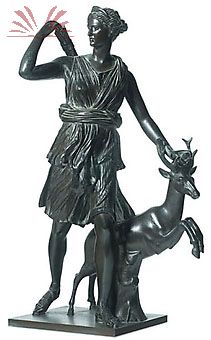 Diana, a Caçadora  - Jean-Antoine Houdon