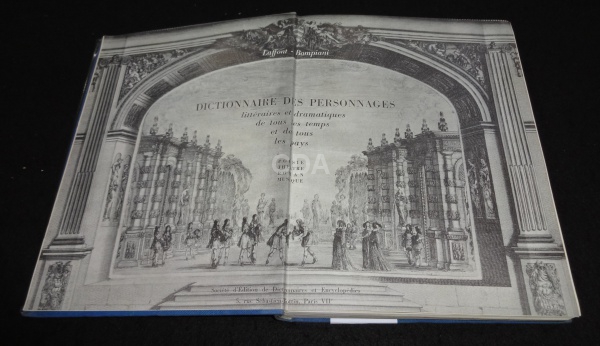Livro: LAFFONT. BOMPIANI. Dictionnaire des Personnages littéraires et dramatiques de tous les temps