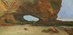 Pedra de Itapuca, antes da implosão - Antonio Parreiras - Antônio Parreiras