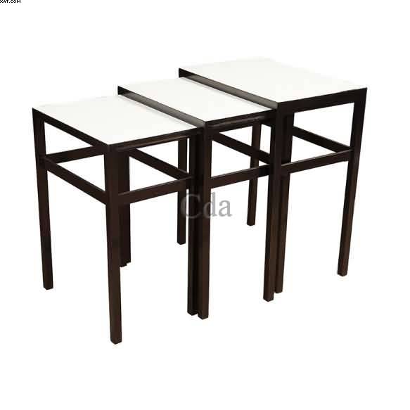 Mesa ninho em madeira e fórmica - Joaquim Tenreiro