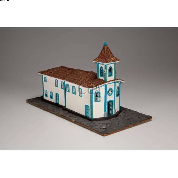 Maquete da igreja Nossa Senhora das Mercês