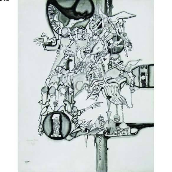 Da Série "Na era das Máquinas"  - Siron Franco (1947)