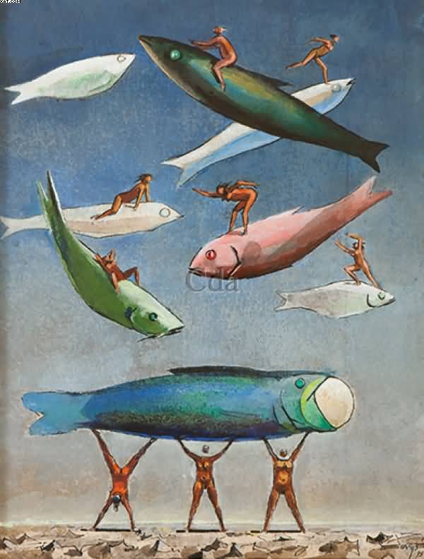 O Eclipse e as Avoantes - Hector Julio Paride Bernabó - Hector Carybé - Carybe