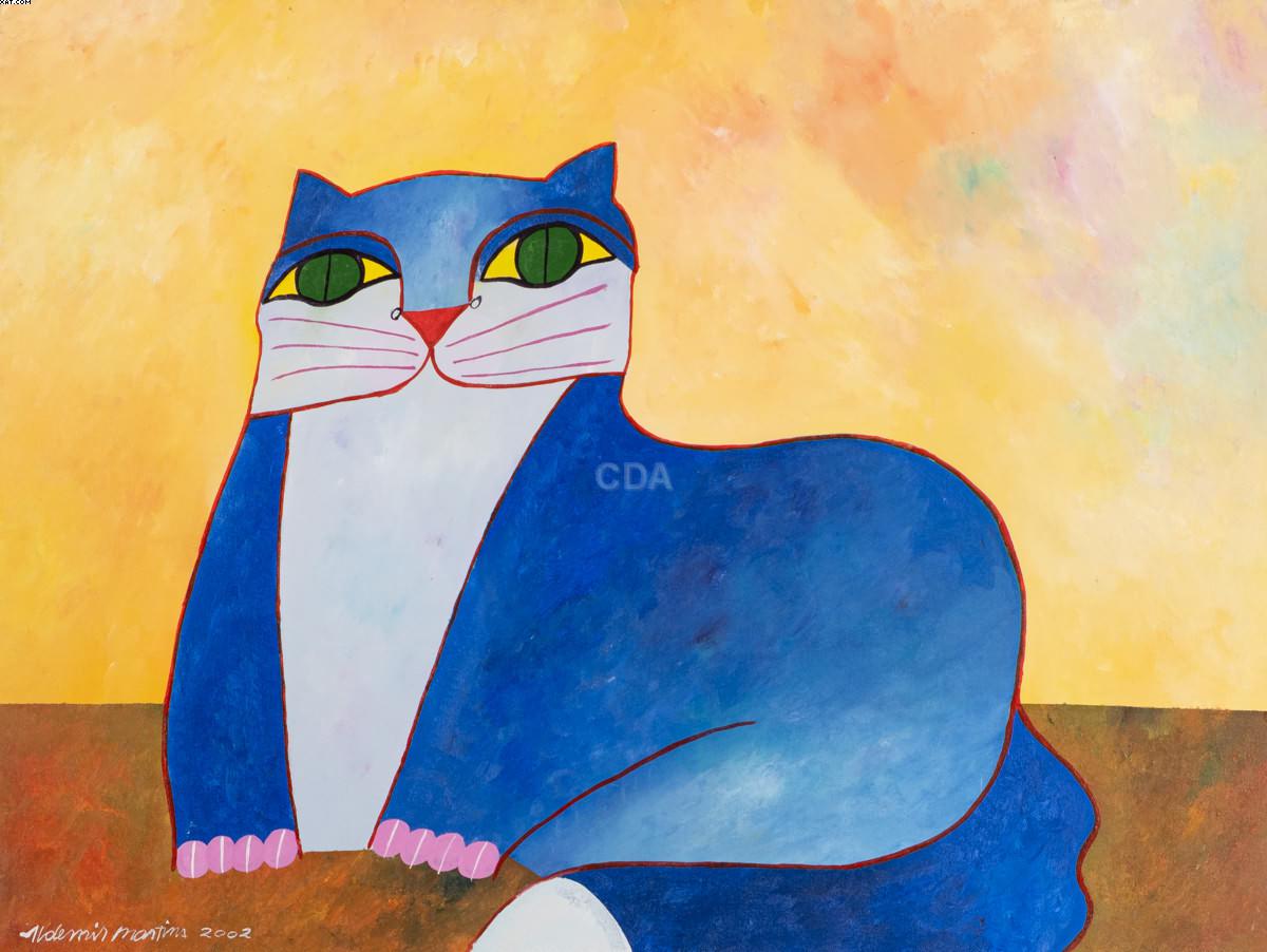 Gato azul - Aldemir Martins
