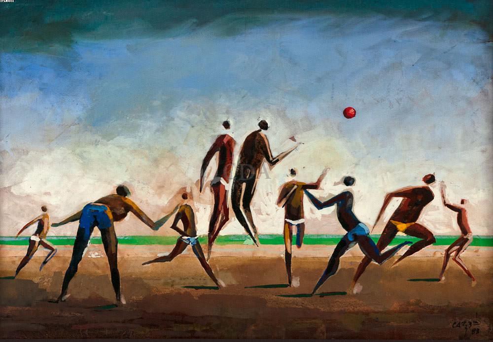 Futebol na Praia - Hector Julio Paride Bernabó - Hector Carybé - Carybe