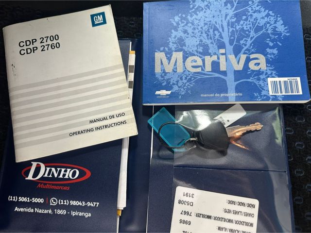 MERIVA MAXX 1.4 - 2012/2012 - CINZA 22