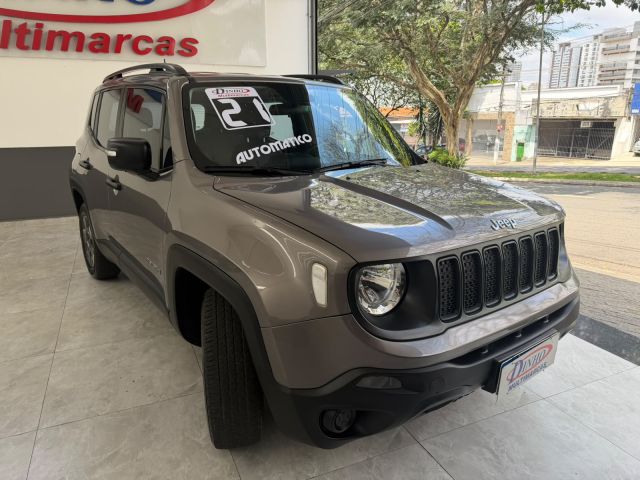 RENEGADE 1.8 AUT - 2021/2021 - CINZA 8