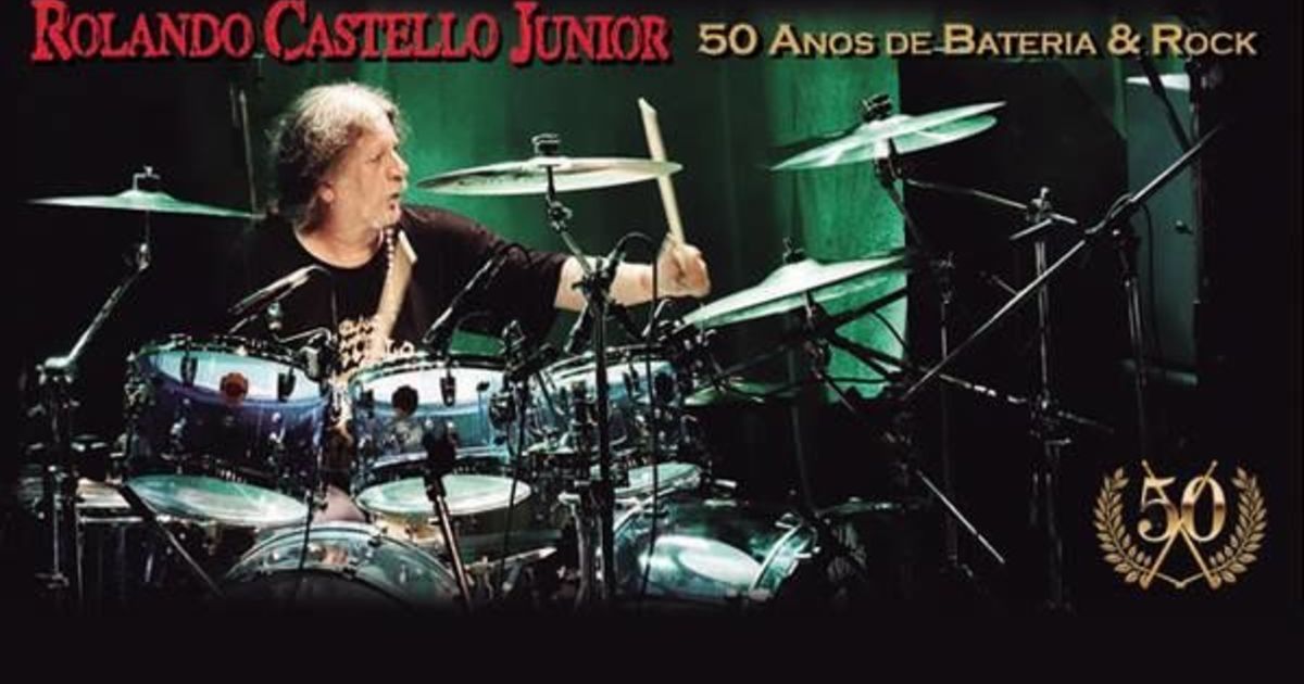 Rolando Castello Jr 50 Anos de Bateria & Rock · Catarse