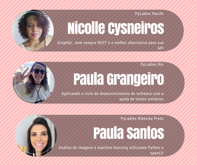 PyLadies na PythonBrasil[13] · Catarse