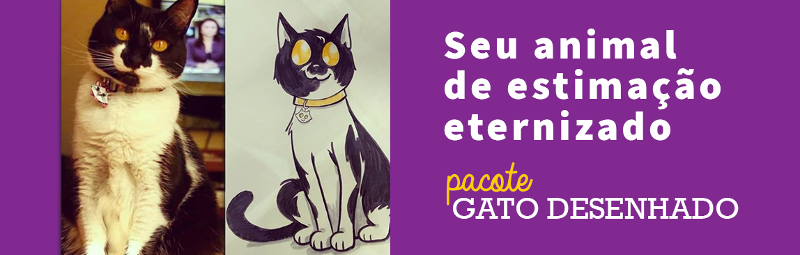 Gato desenhado