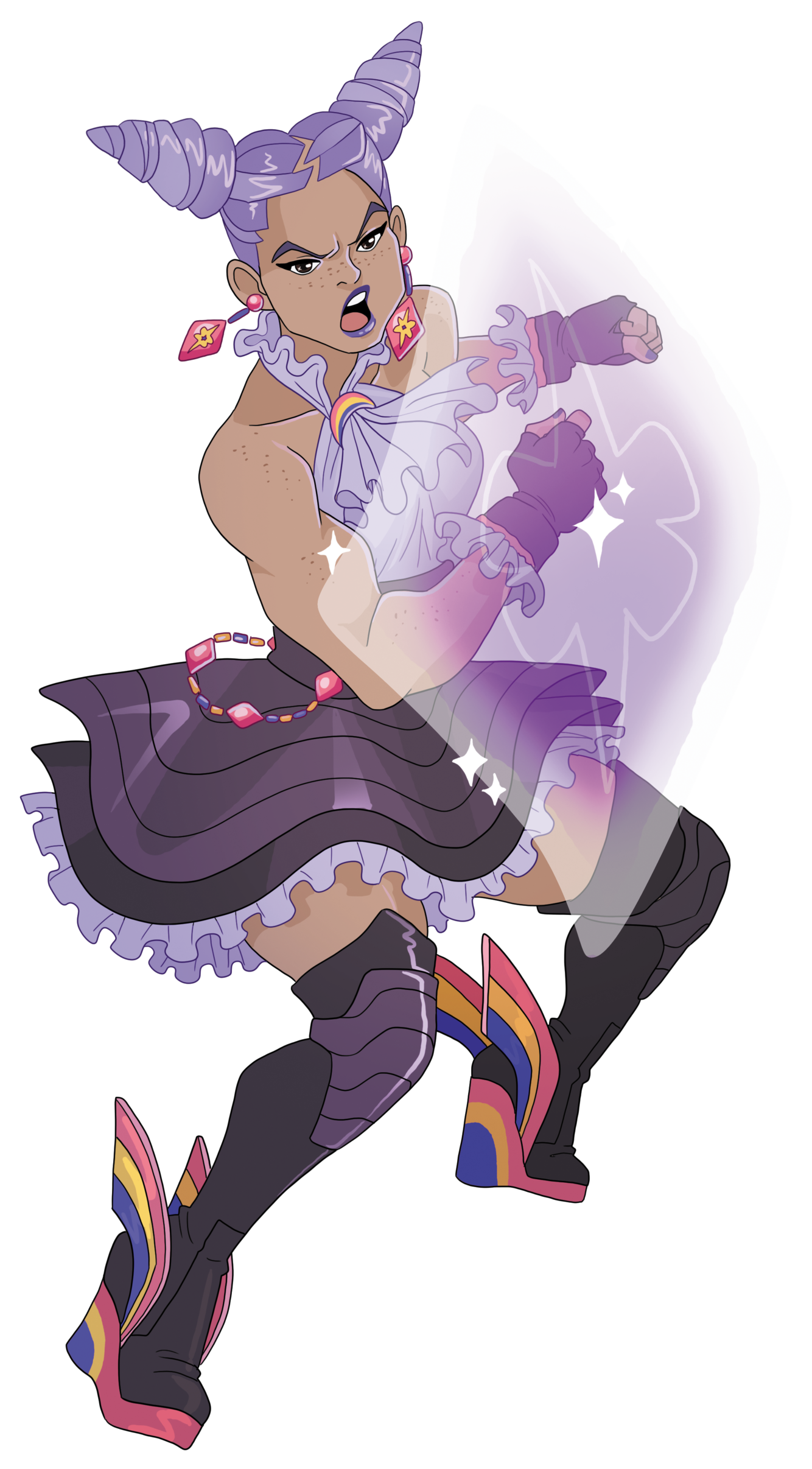 Glitter Hearts - Defensora