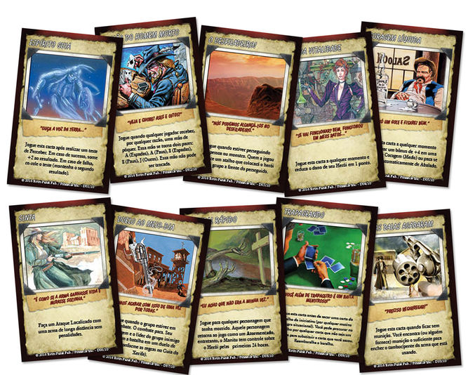 Cartas de Aventura de Deadlands