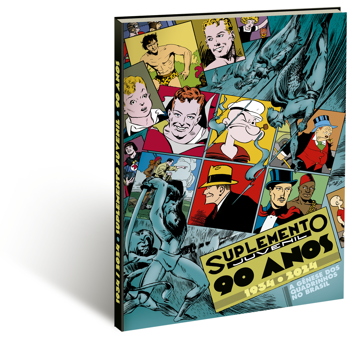 Capa do álbum Suplemento Juvenil – 90 Anos: a Gênese dos Quadrinhos no Brasil