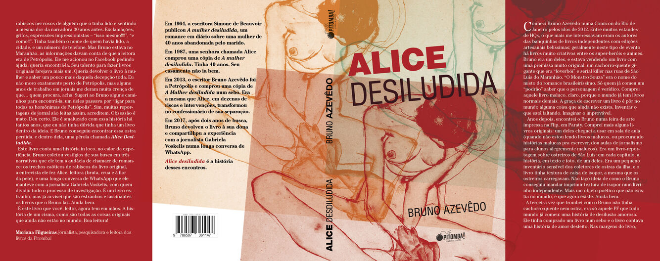 Capa (provisória) do livro Alice desiludida