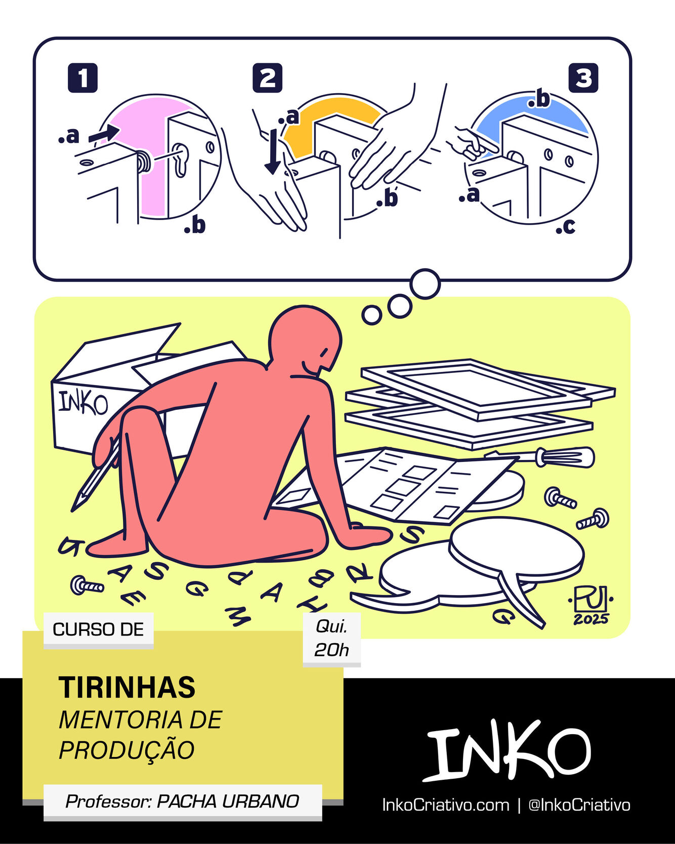 Tirinhas - Mentoria de Produção