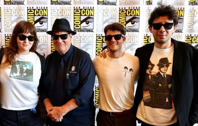 Stella, Dan, Luke e James na San Diego Comic Con 2025