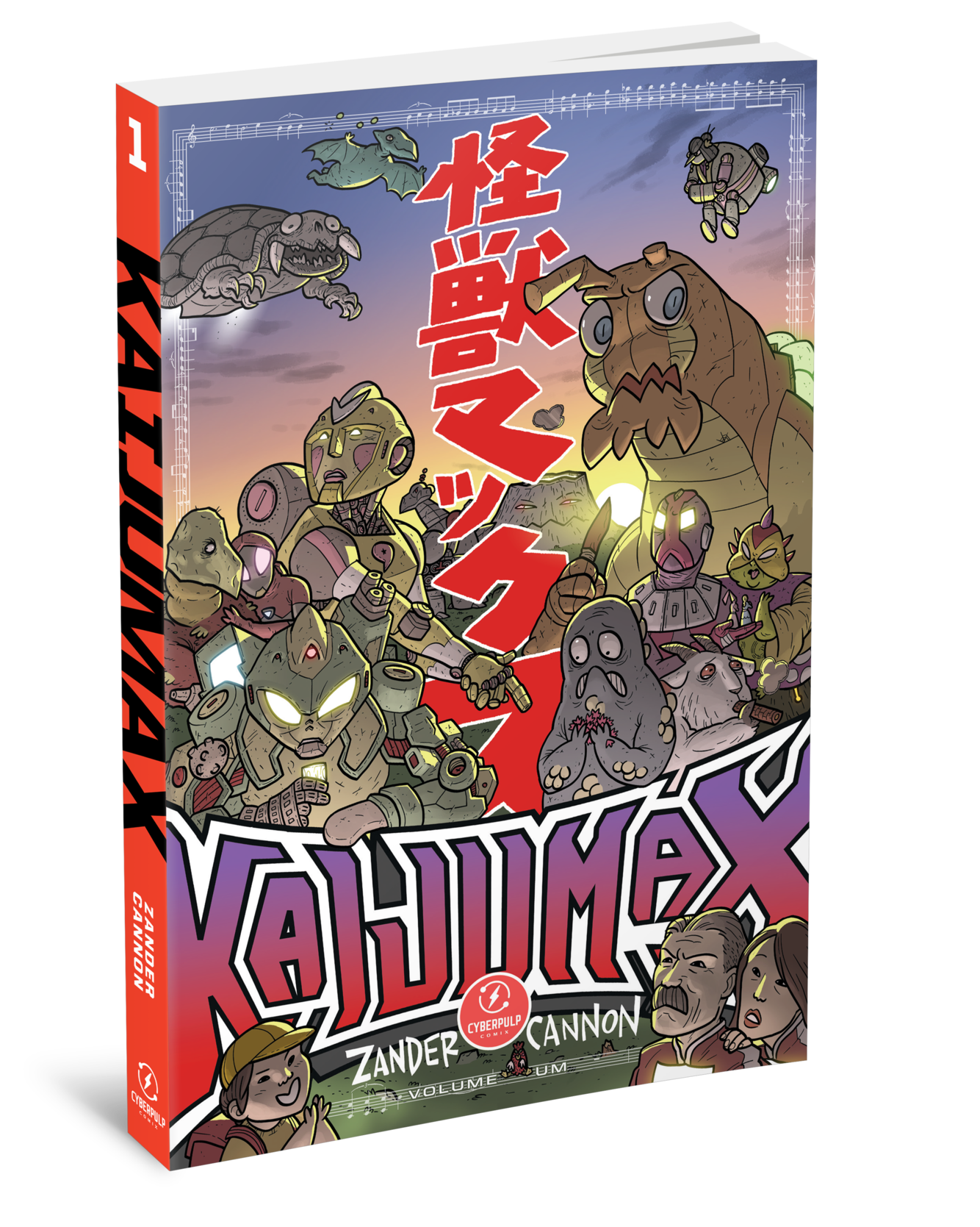KAIJUMAX de Zander Cannon | Volume 1 | Catarse