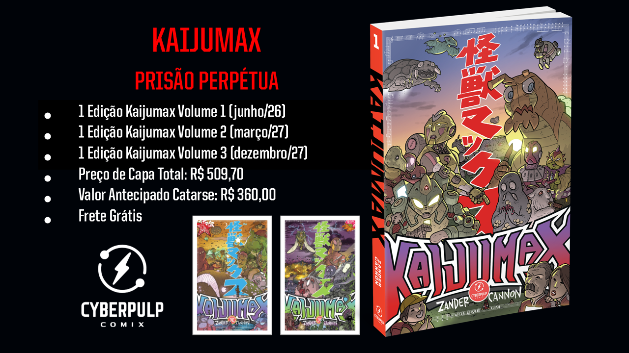 KAIJUMAX de Zander Cannon | Volume 1 | Catarse