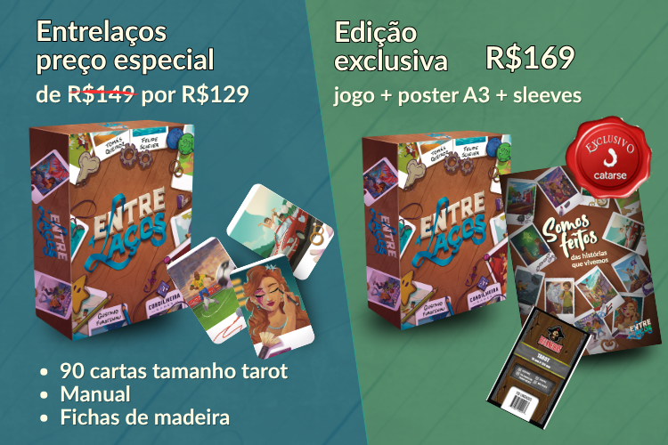 Entrelaços card game da cordilheira sobre conexão de imagens