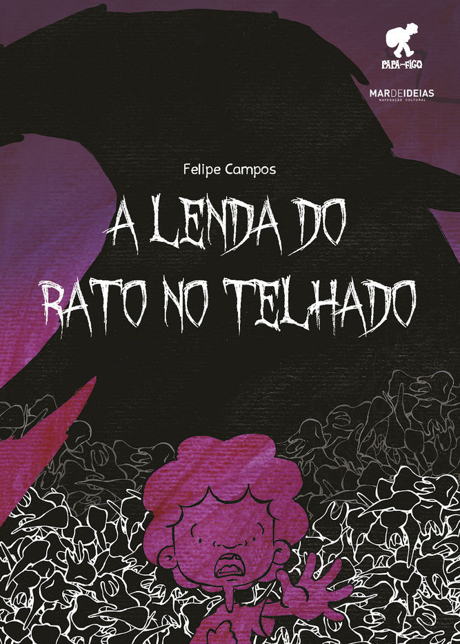 Capa da graphic novel "A lenda do rato no telhado"