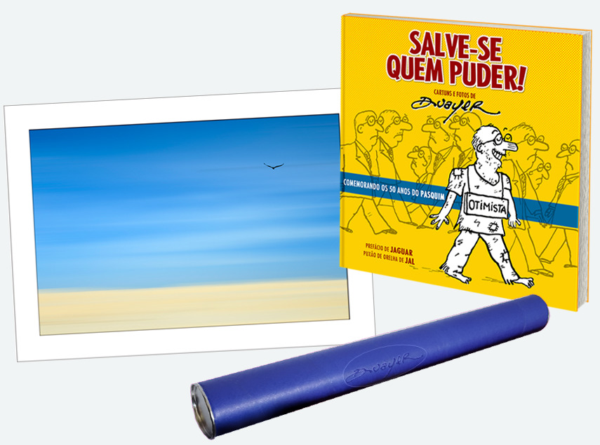 LIVRO + FOTO ARTÍSTICA 3 (Pássaro) ASSINADA E NUMERADA com CANUDO