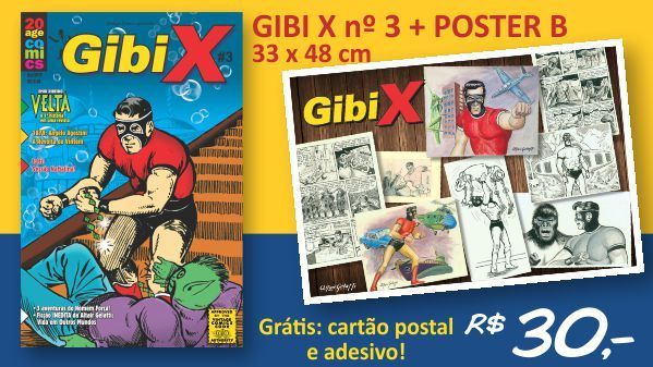 Revista Gibi X #3 + Pôster B