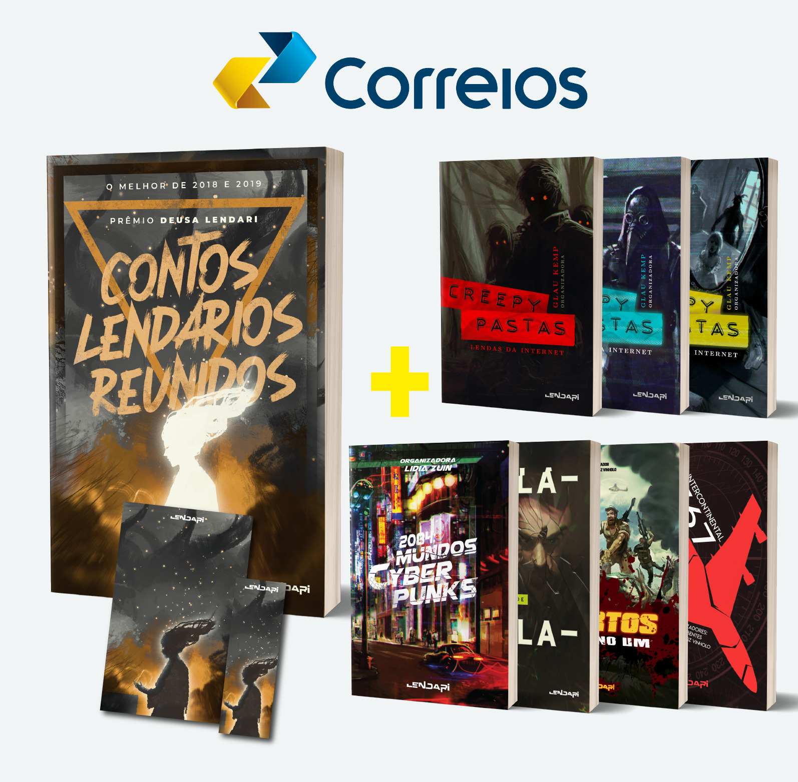 Deusa + Creepy 1, 2 e 3 + 2084 + Simulacro + Dos Mortos + 767 + brindes + Correios