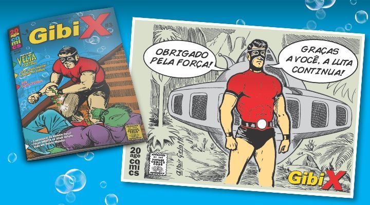 Super-Mini-Pôster do Homem Força