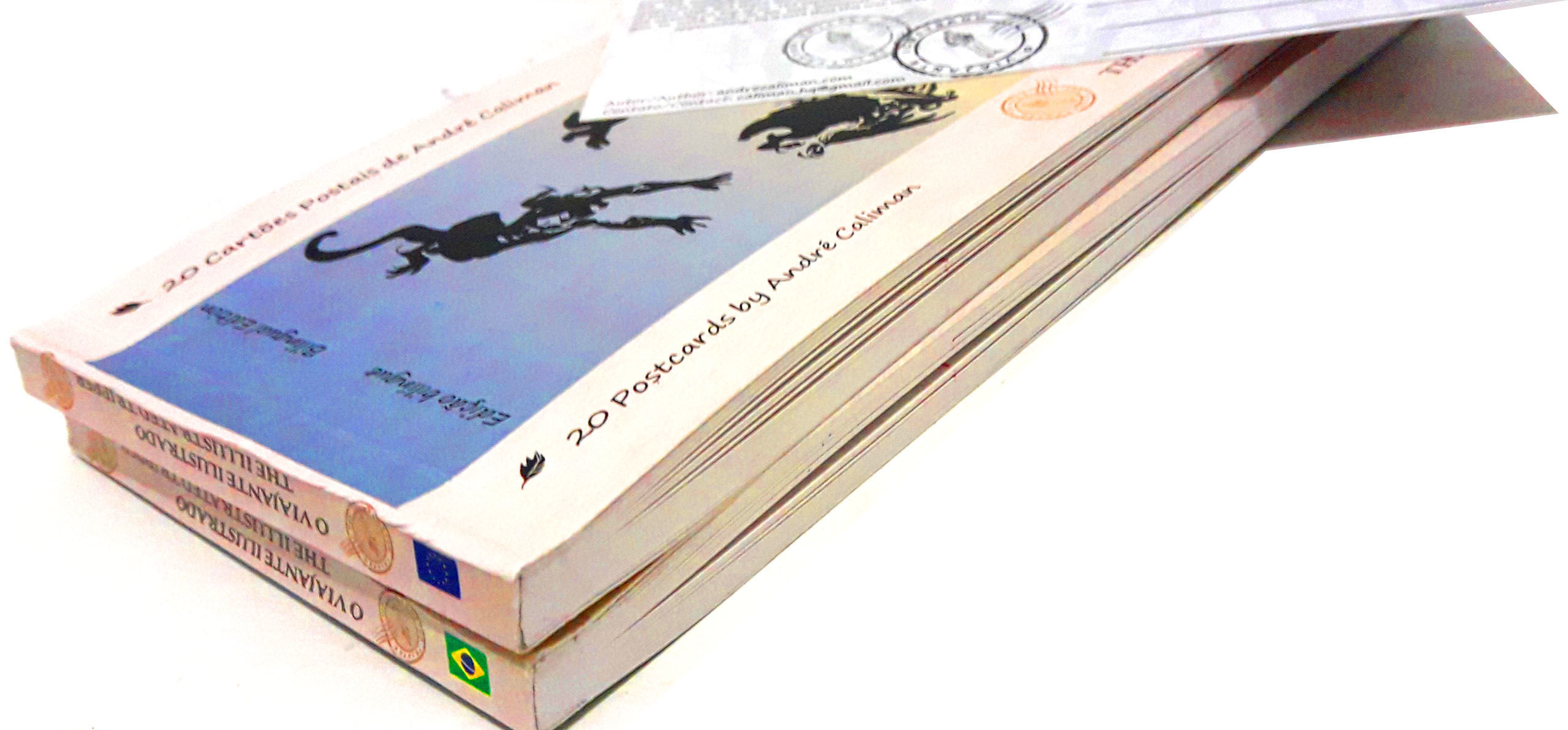 LIVRO (em dois volumes com 40 postais)