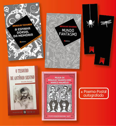 Recompensa 7 - Os 2 livros + Poema-Postal autografado + 2 CORDEIS