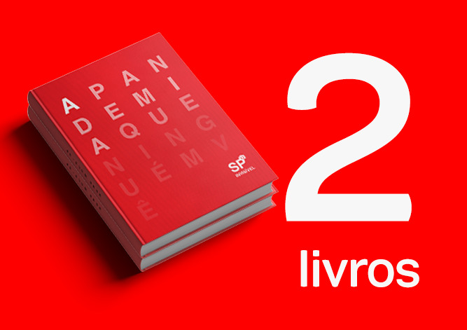 2 livros "A pandemia que ninguém vê"