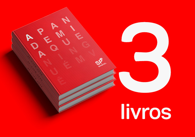 3 livros "A pandemia que ninguém vê"