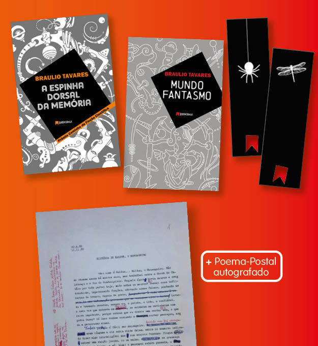 2 livros + poema-postal autografado + FAC-SÍMILE DO ORIGINAL DE MALDUN, O PEREGRINO