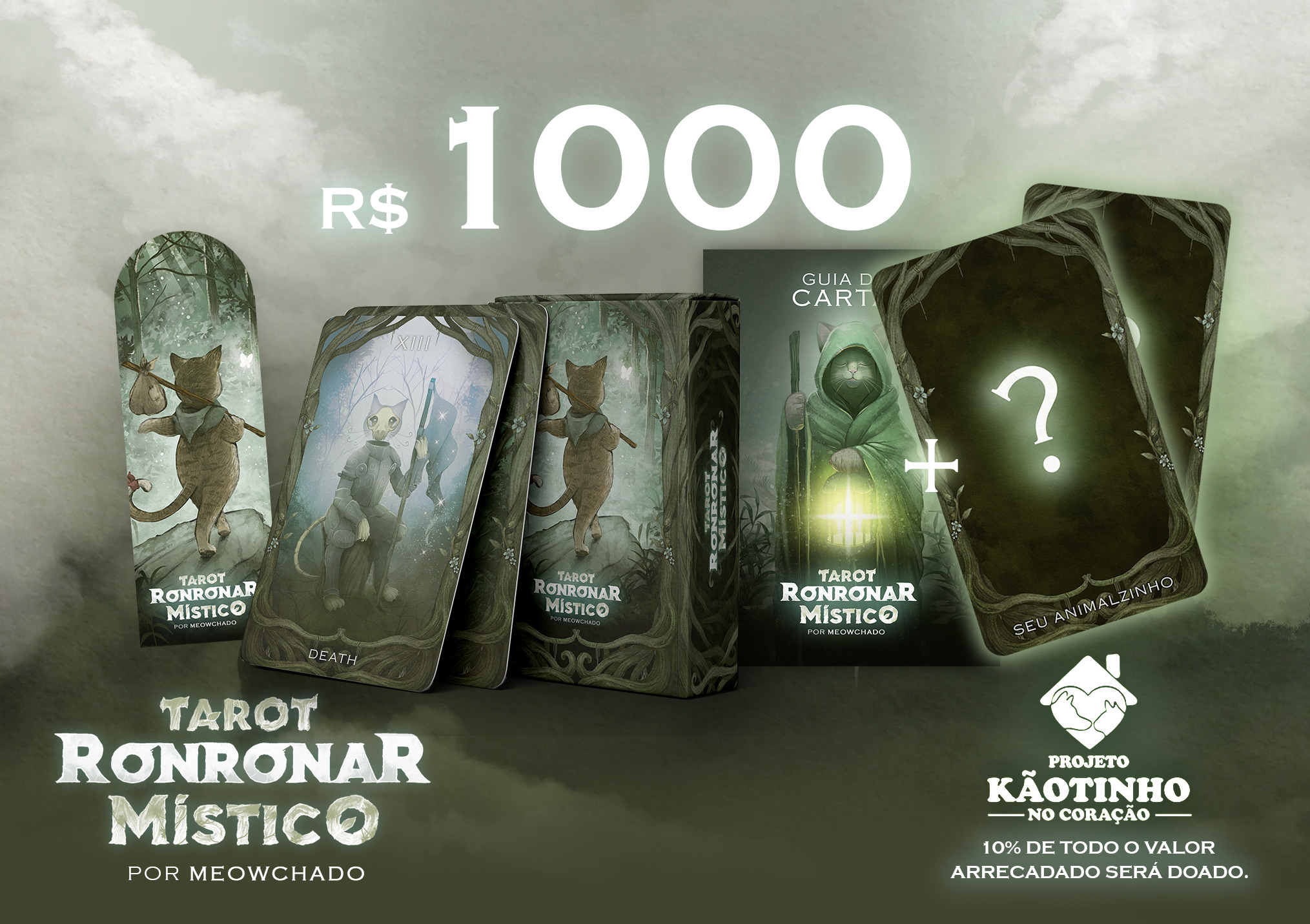 Tarot Ronronar Místico · Catarse