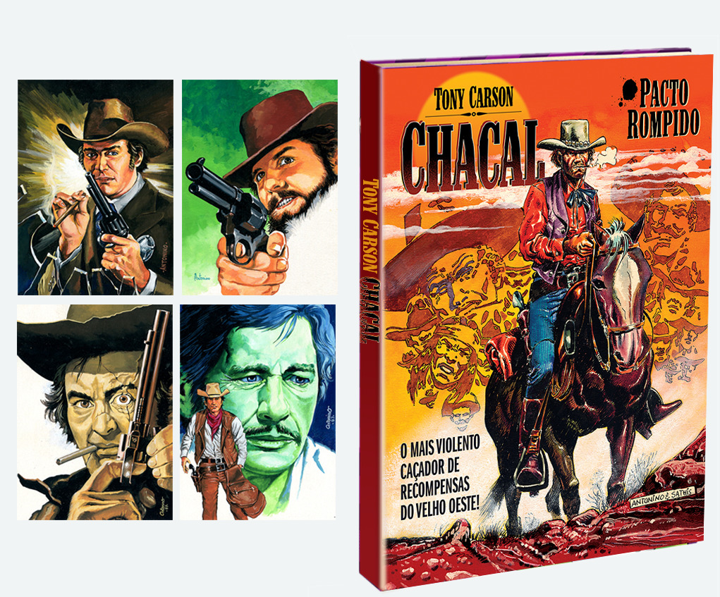 Livro CHACAL com 10% de desconto + 4 Postais