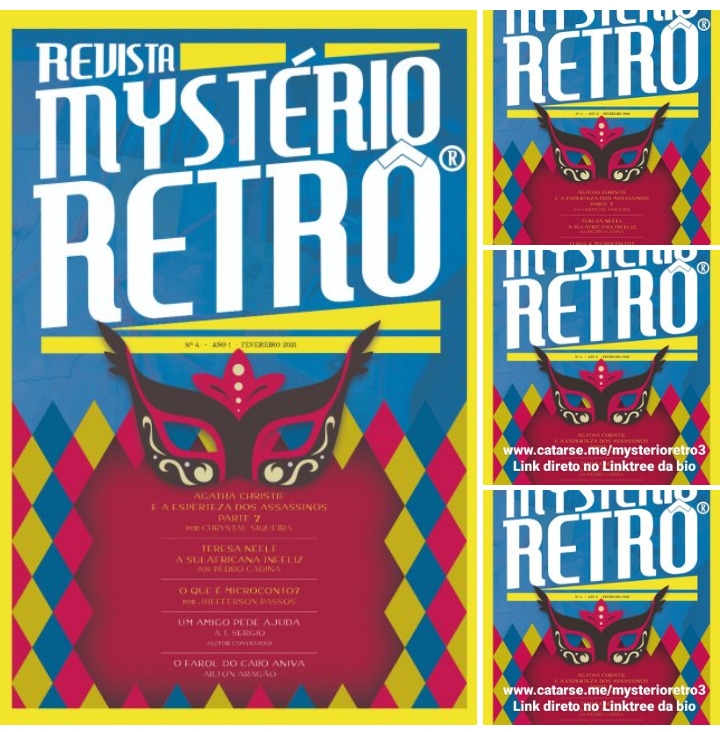 Casadinho 4: 4 exemplares Revista Mystério Retrô Nº4