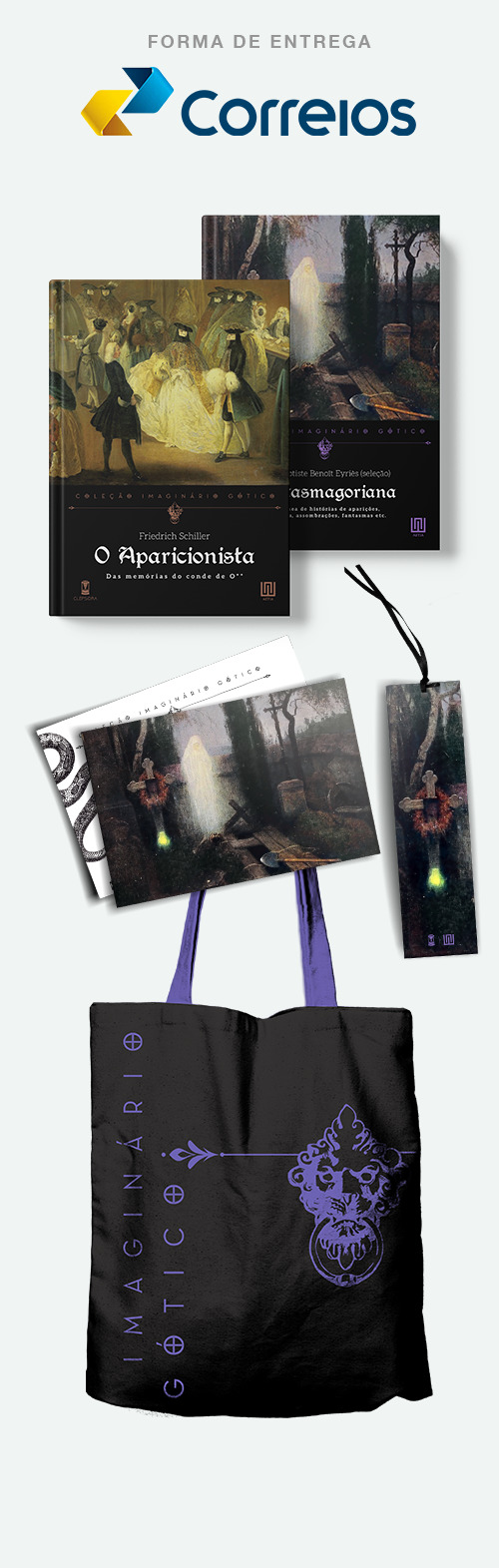 Fantasmagoriana + O Aparicionista + Ecobag