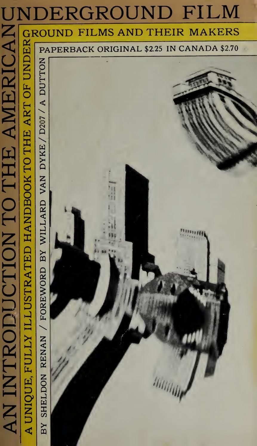 Nome nos agradecimentos e um exemplar do livro UNDERGROUND: UMA INTRODUÇÃO AO FILME UNDERGROUND AMERICANO 