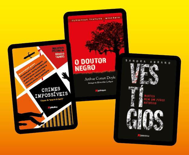 Opção 2:  Três e-books MISTÉRIO BANDEIROLA