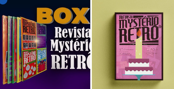 Coleção completa Revista Mystério Retrô