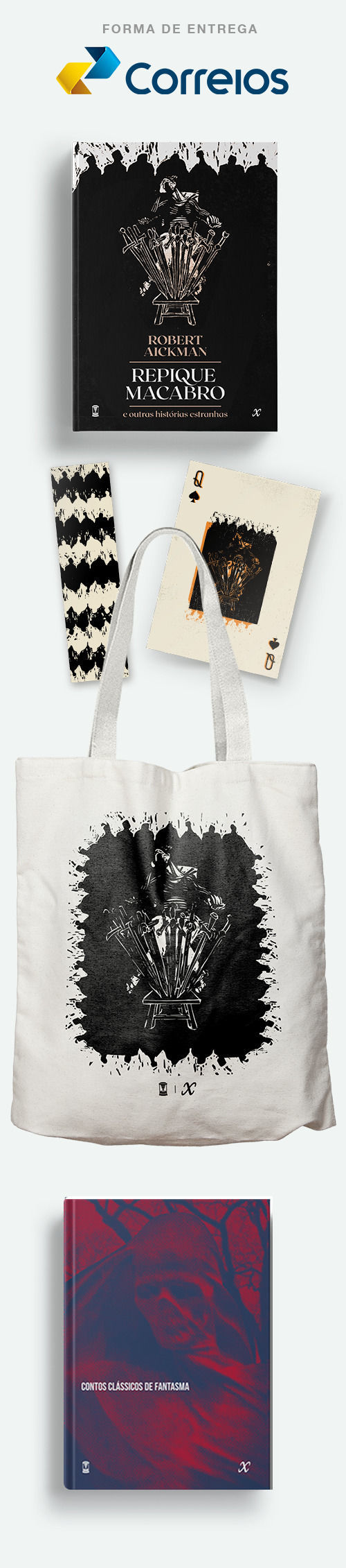 Repique macabro + Contos clássicos de fantasma + Ecobag