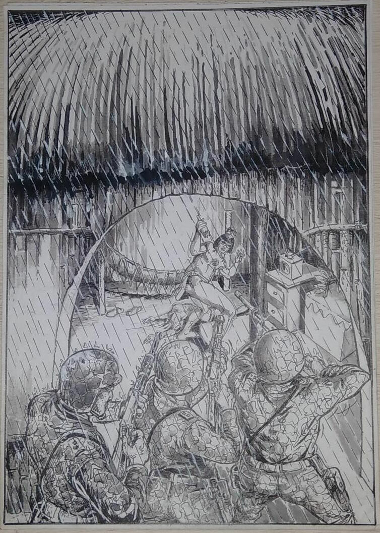 ARTE ORIGINAL DE XAMÃ: EMBOSCADA