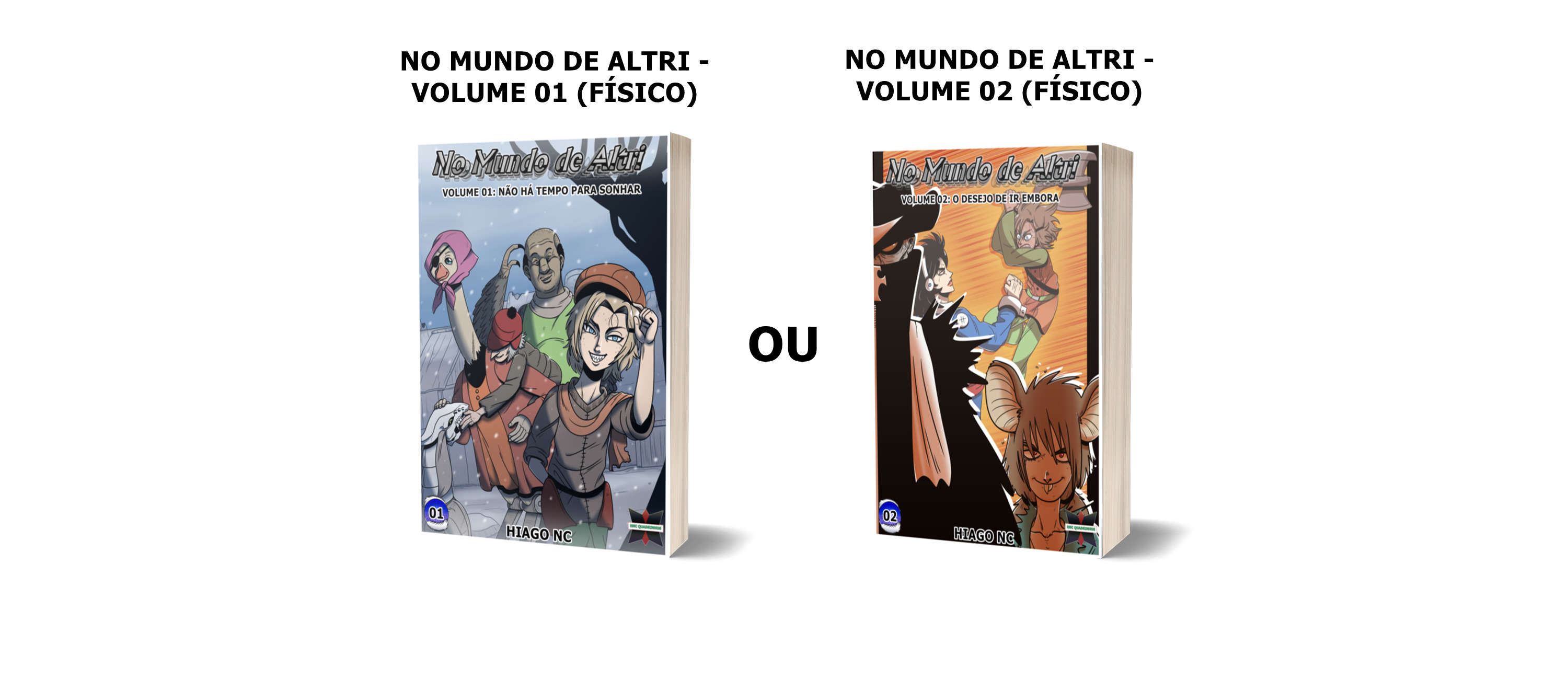 Volume 1 ou 2 físico
