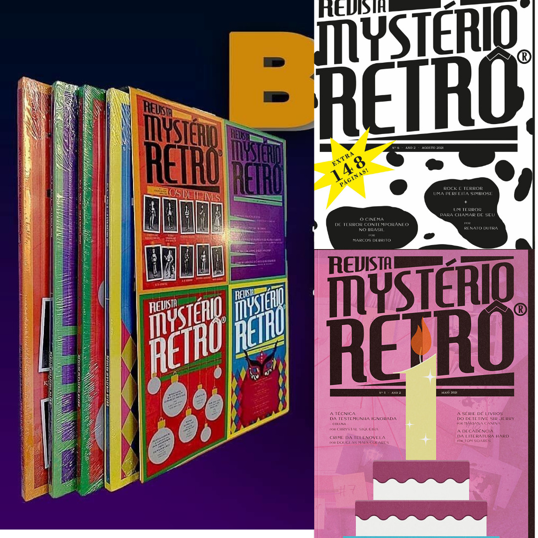 Coleção completa Revista Mystério Retrô
