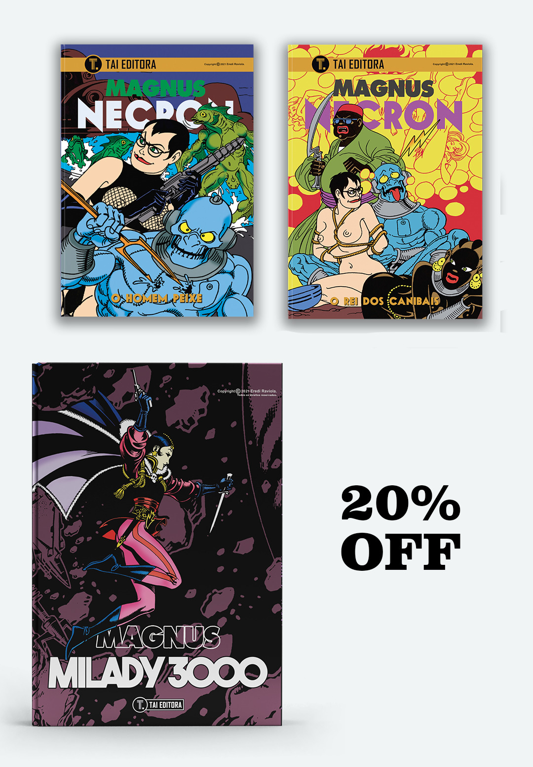 3 - NECRON 8 E 9 + MILADY 3000 (20% OFF)