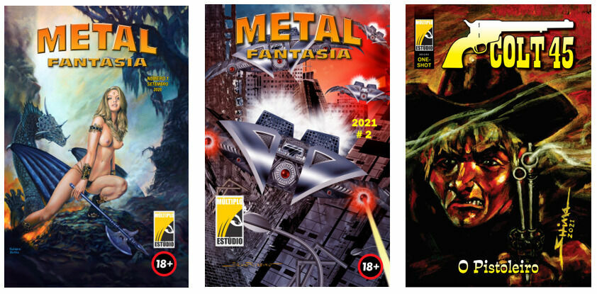 Colt 45 + Metal Fantasia # 1 e # 2