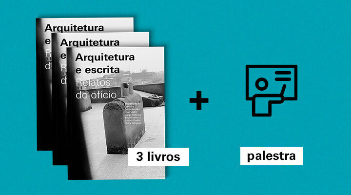 3 livros + palestra