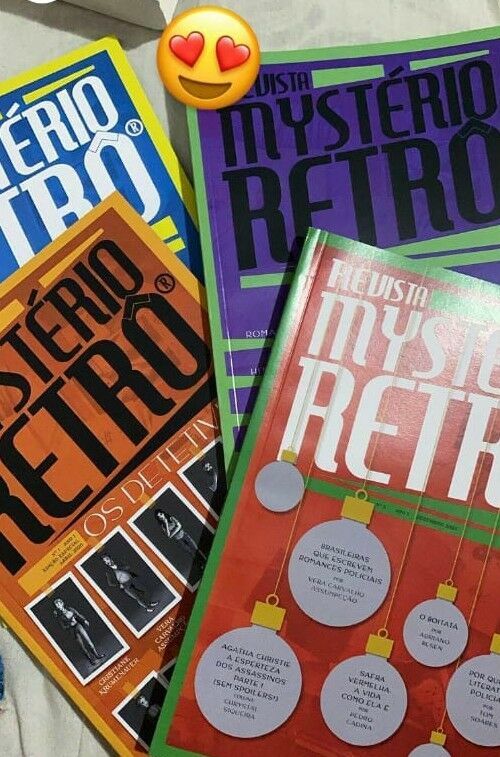 Kit ano I Revista Mystério Retrô