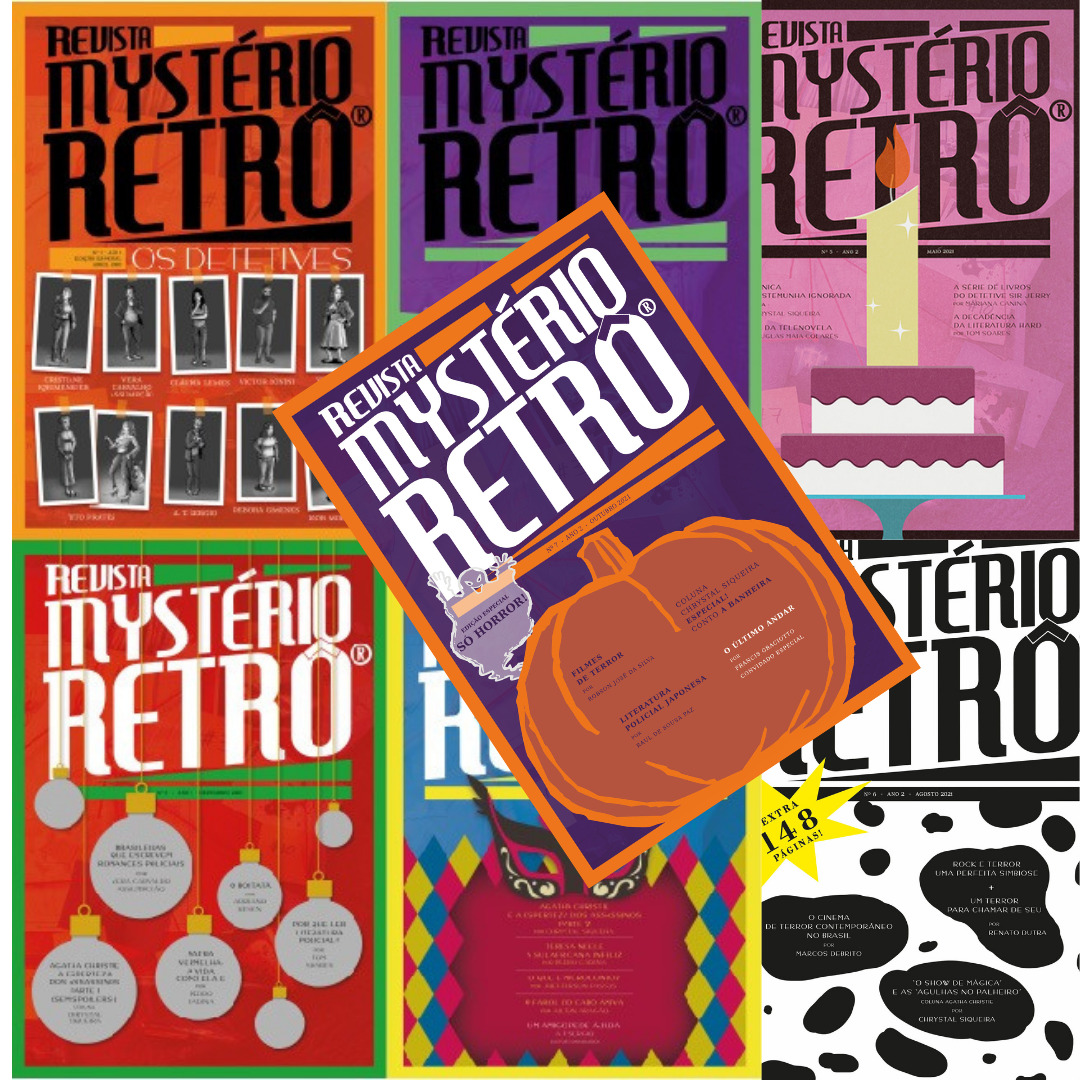 Coleção completa Revista Mystério Retrô - 7 volumes